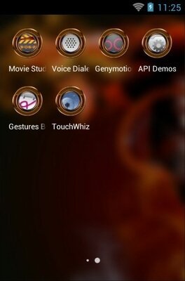 Party Dance android theme application menu