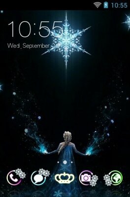 android theme 'Frozen'