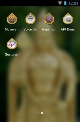 Batu Caves android theme application menu