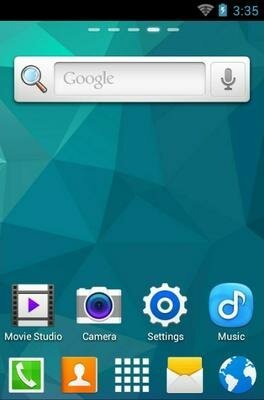 Galaxy S5 android theme home screen