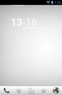Pearly White android theme