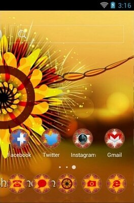 Rakshabandhan Theme android theme home screen