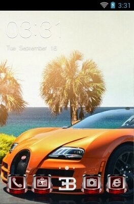 android theme 'Bugatti Veyron'