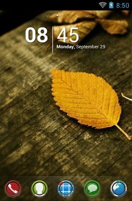 android theme 'HD Leaves'