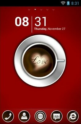android theme 'Coffe With Love'