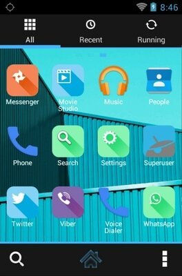 Google Android 5.0 android theme application menu