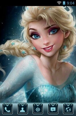android theme 'Elsa'