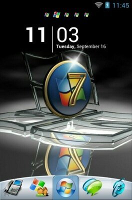 android theme 'Windows 7'