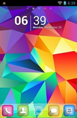 android theme 'Geometrical Abstract'