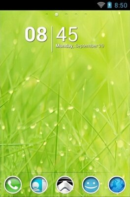 android theme 'Wet Grass'