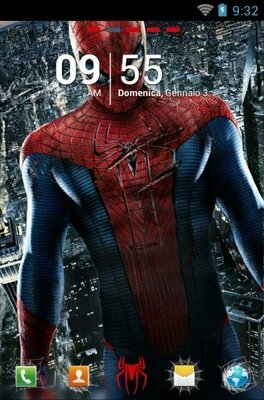 android theme 'Amazing Spiderman'