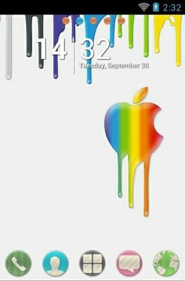 android theme 'Melting Apple'