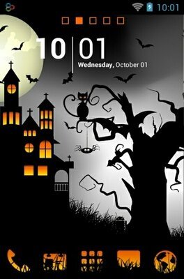 android theme 'Halloween Night'