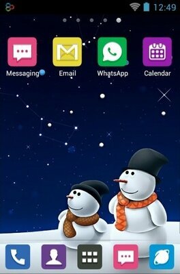 android theme 'Snowman'